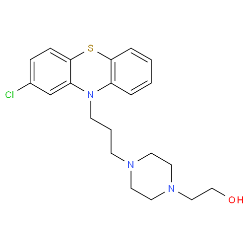 Структурная формула Перфеназин