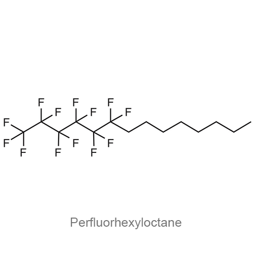 Перфторгексилоктан структурная формула