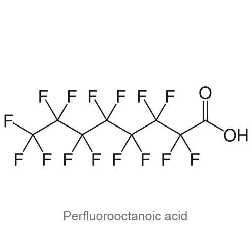 Перфтороктановая кислота структурная формула