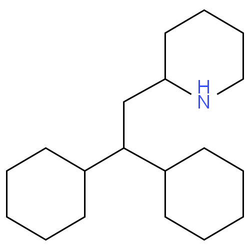 Пергексилин структурная формула