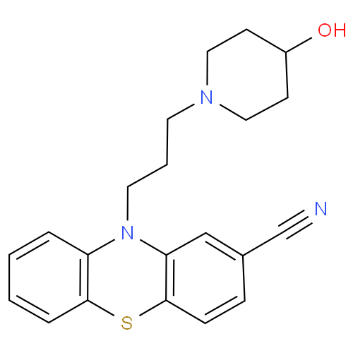 Структурная формула Перициазин