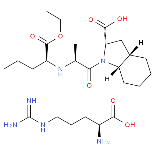 Структурная формула Периндоприла аргинин