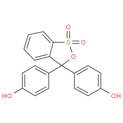 Структурная формула Фенолсульфонфталеин