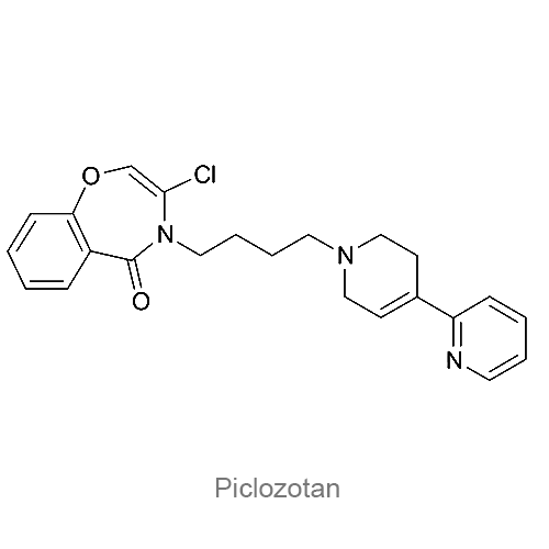 Структурная формула Пиклозотан
