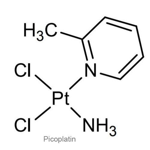 Структурная формула Пикоплатин