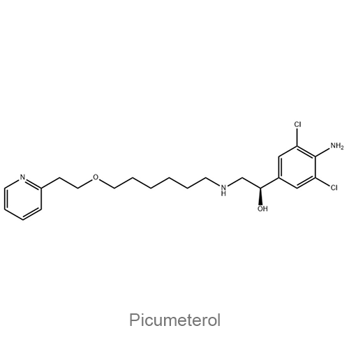 Структурная формула Пикуметерол