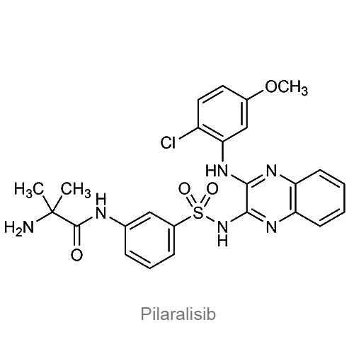 Пиларалисиб структурная формула