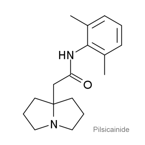 Структурная формула Пилсикаинид