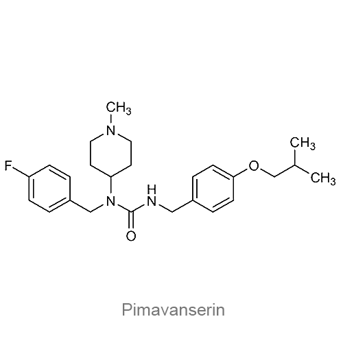 Структурная формула Пимавансерин