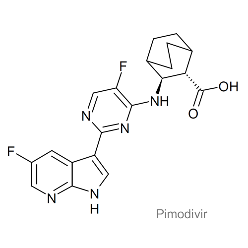 Структурная формула Пимодивир