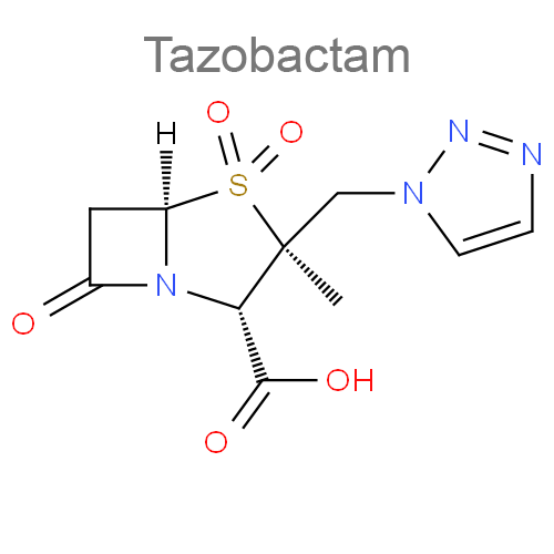 Пиперациллин + Тазобактам структурная формула 2