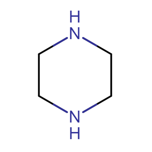 Пиперазин структурная формула