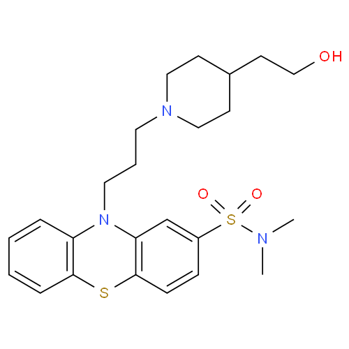 Пипотиазин структурная формула