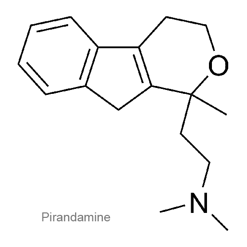 Структурная формула Пирандамин