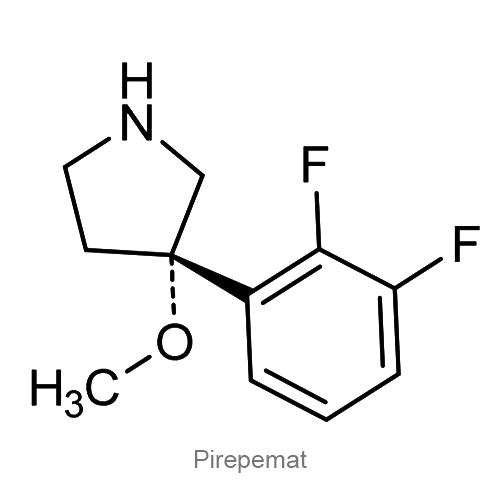 Структурная формула Пирепемат