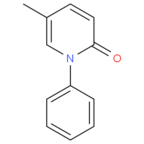 Структурная формула Пирфенидон
