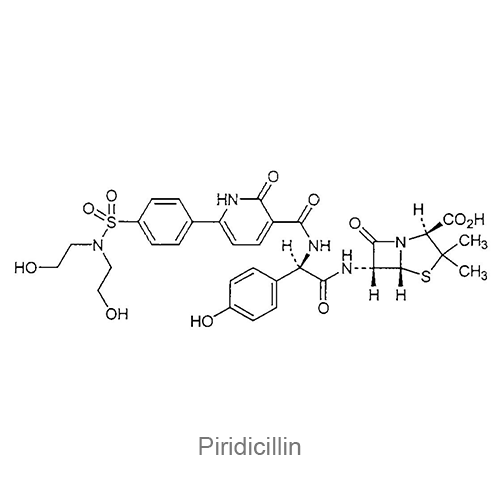 Структурная формула Пиридициллин