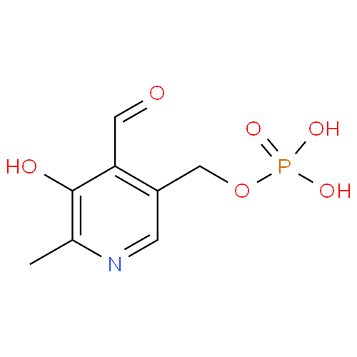 Структурная формула Пиридоксальфосфат