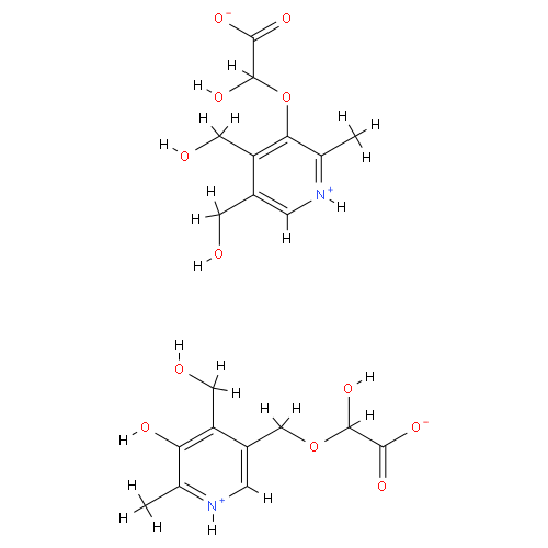 Структурная формула Пиридоксилат