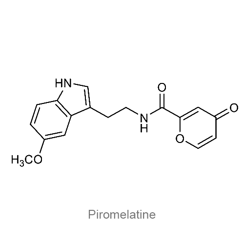 Структурная формула Пиромелатин