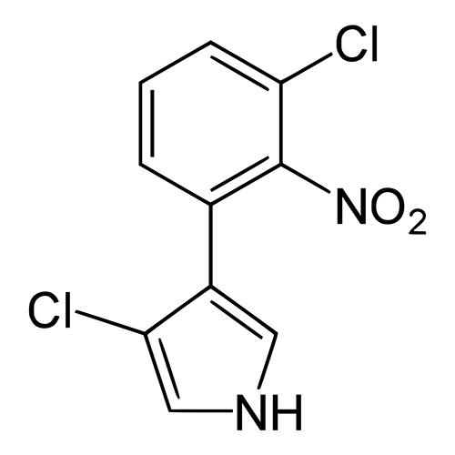 Пирролнитрин структурная формула
