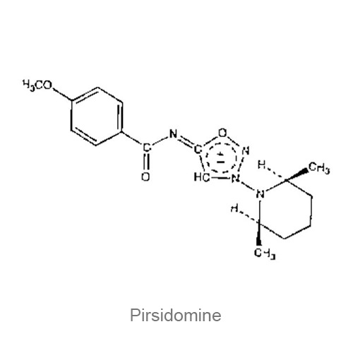Структурная формула Пирсидомин