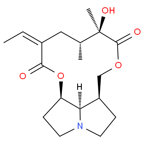 Структурная формула Платифиллин