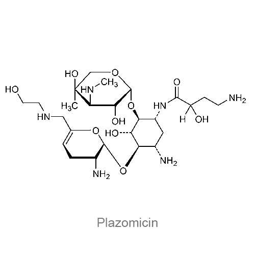 Структурная формула Плазомицин