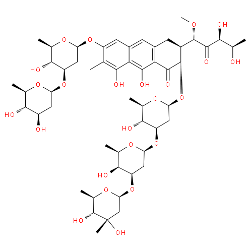 Пликамицин структурная формула