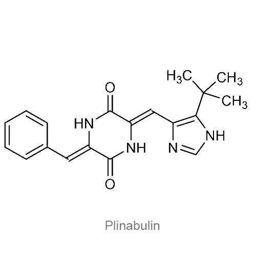 Структурная формула Плинабулин