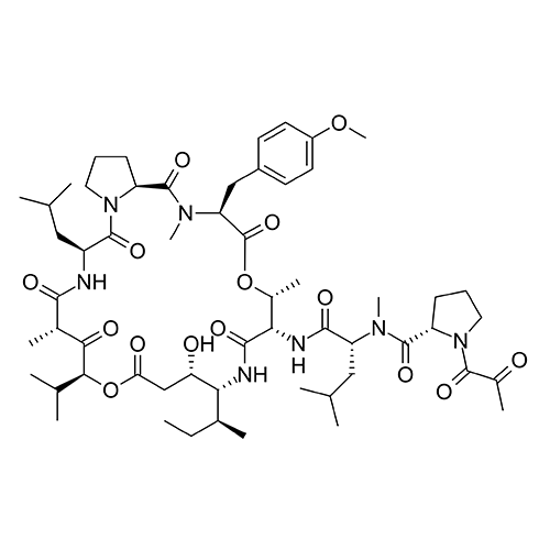 Плитидепсин структурная формула