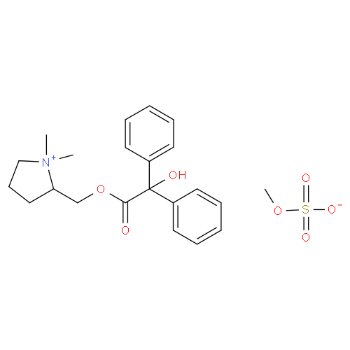 Структурная формула Полдин метилсульфат