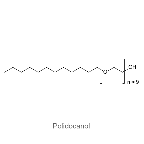 Структурная формула Полидоканол
