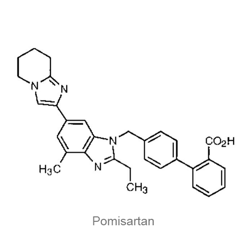 Структурная формула Помисартан