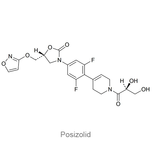 Структурная формула Посизолид