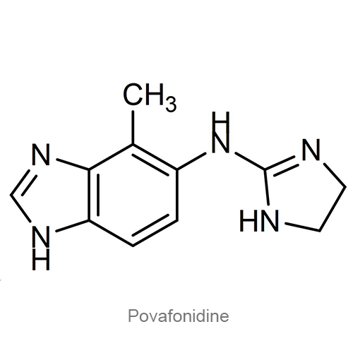 Структурная формула Повафонидин