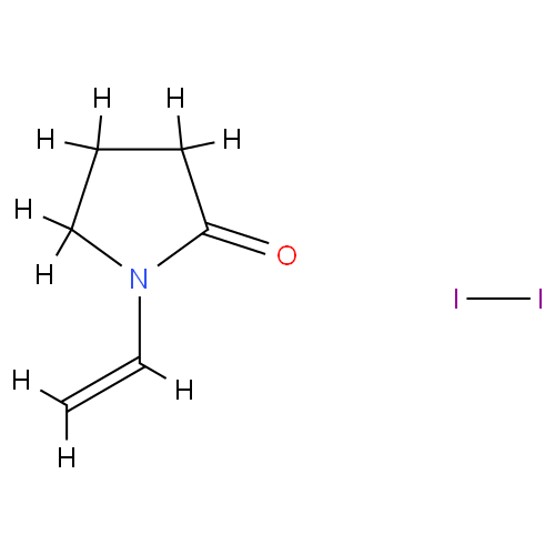 Структурная формула Повидон-йод