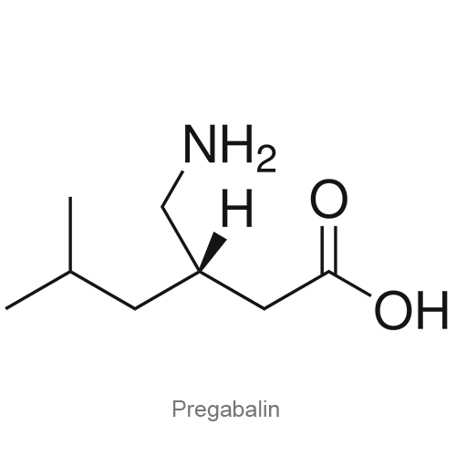 Структурная формула Прегабалин