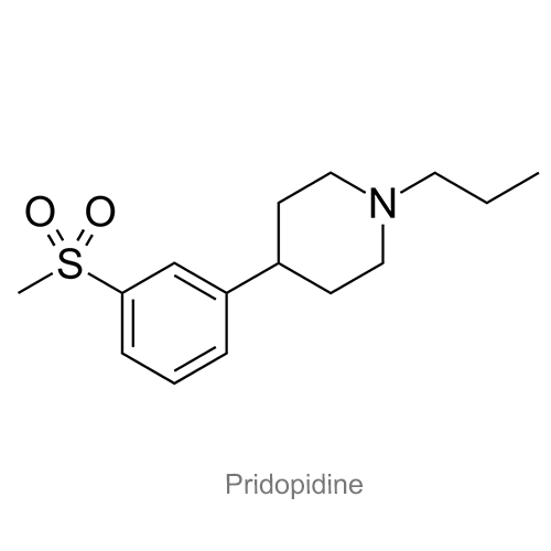 Структурная формула Придопидин