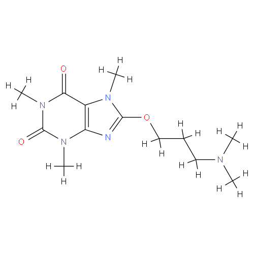 Структурная формула Проксифеин
