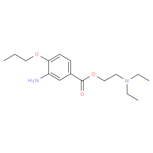 Структурная формула Проксиметакаин