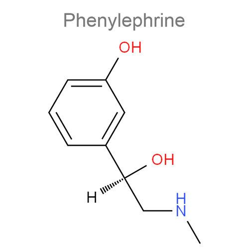 Структурная формула 2 Прометазин + Фенилэфрин + Кодеин