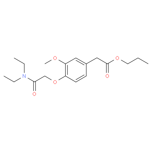 Структурная формула Пропанидид