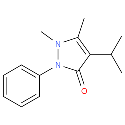 Пропифеназон структурная формула