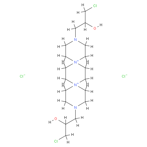 Структурная формула Проспидия хлорид
