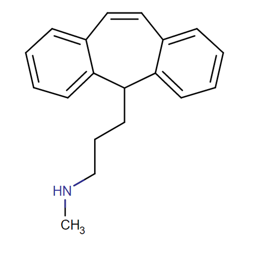 Структурная формула Протриптилин