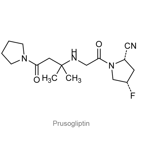 Структурная формула Прусоглиптин