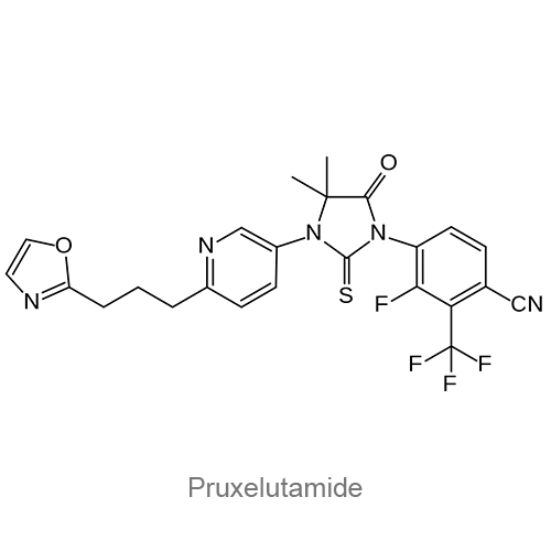 Структурная формула Прукселутамид