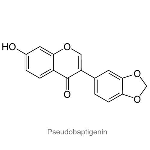 Псевдобаптигенин структурная формула