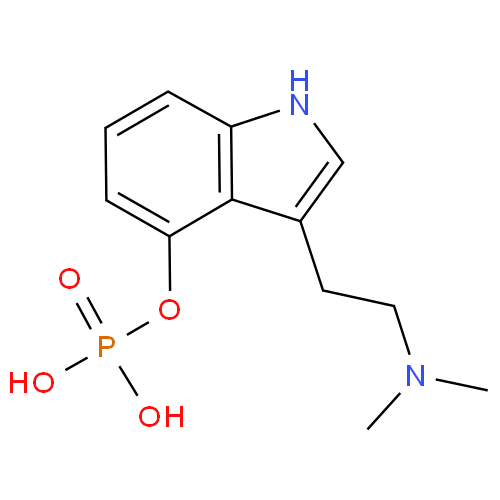 Структурная формула Псилоцибин